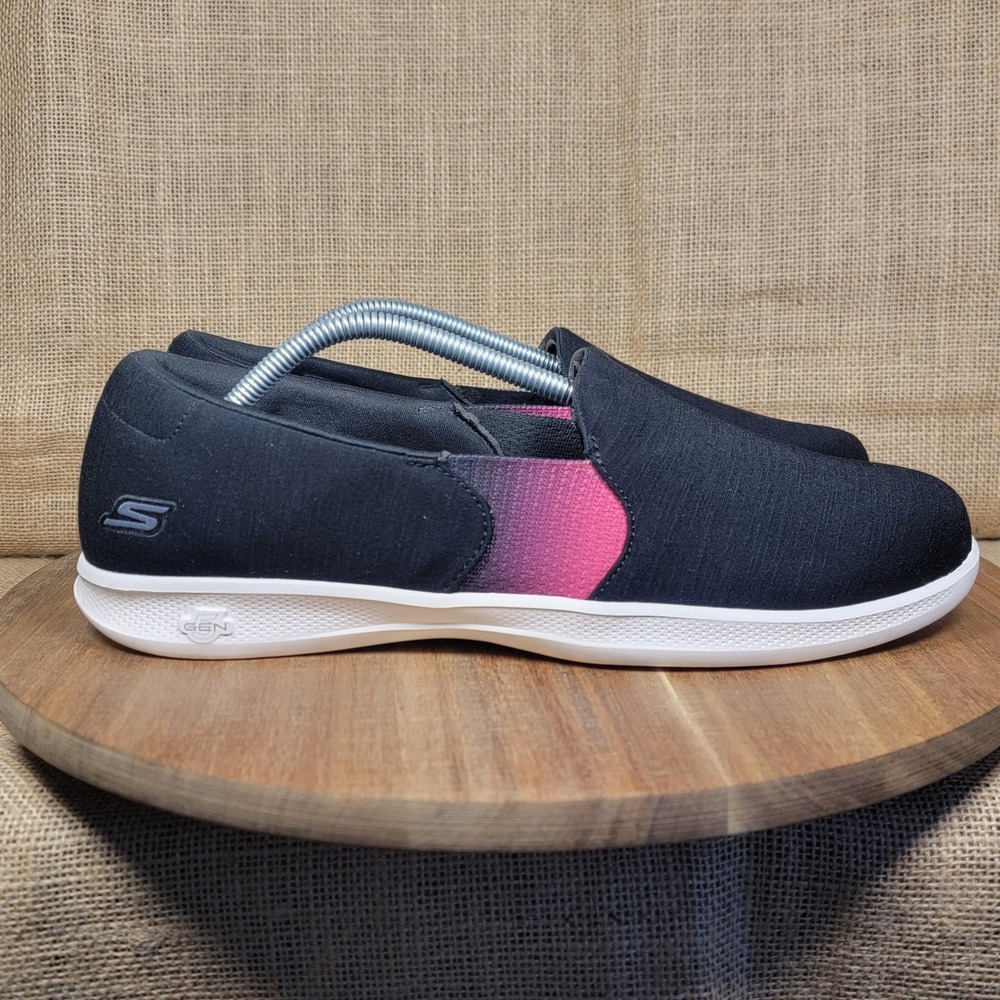 Skechers GO Step Lite Ombre Slip On‎ Sneakers Vegan Washable Women's 12 Comfort